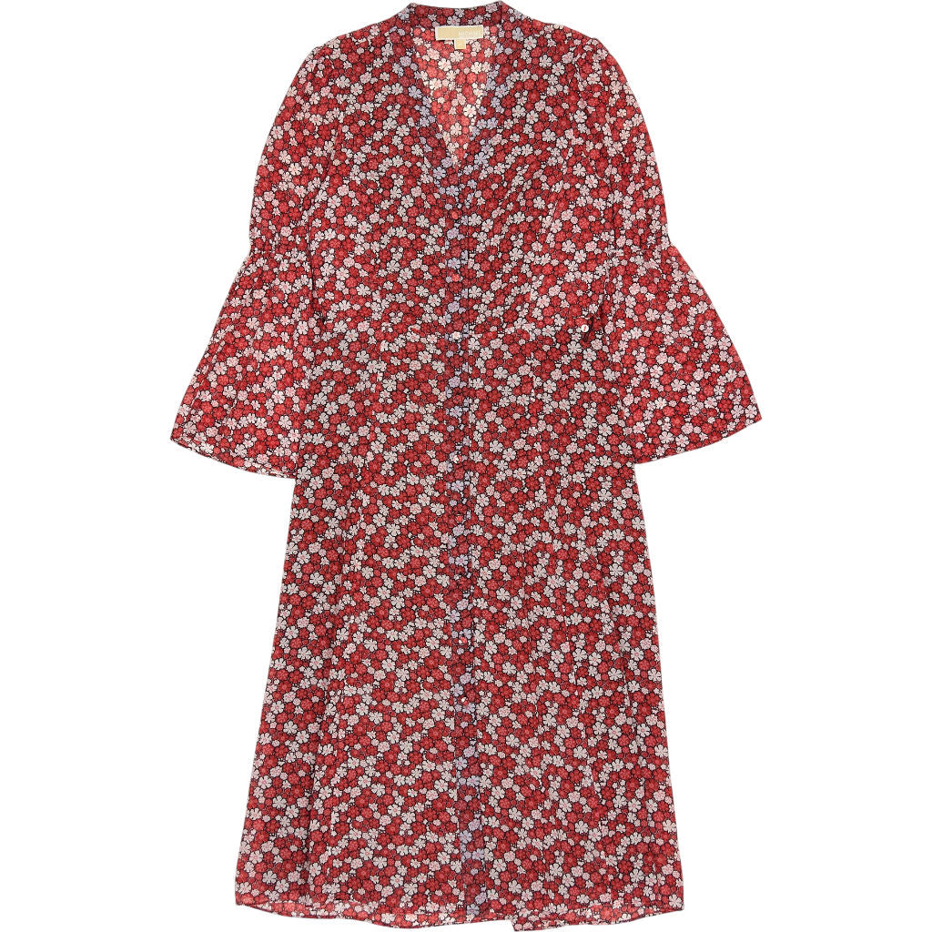 Michael Kors Red Floral Dress