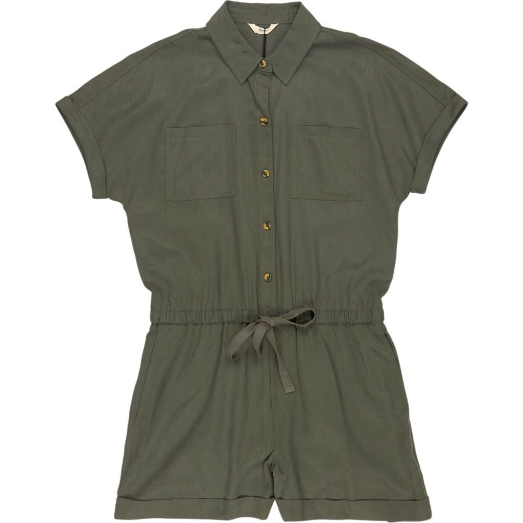Hush Olive Utility Playsuit