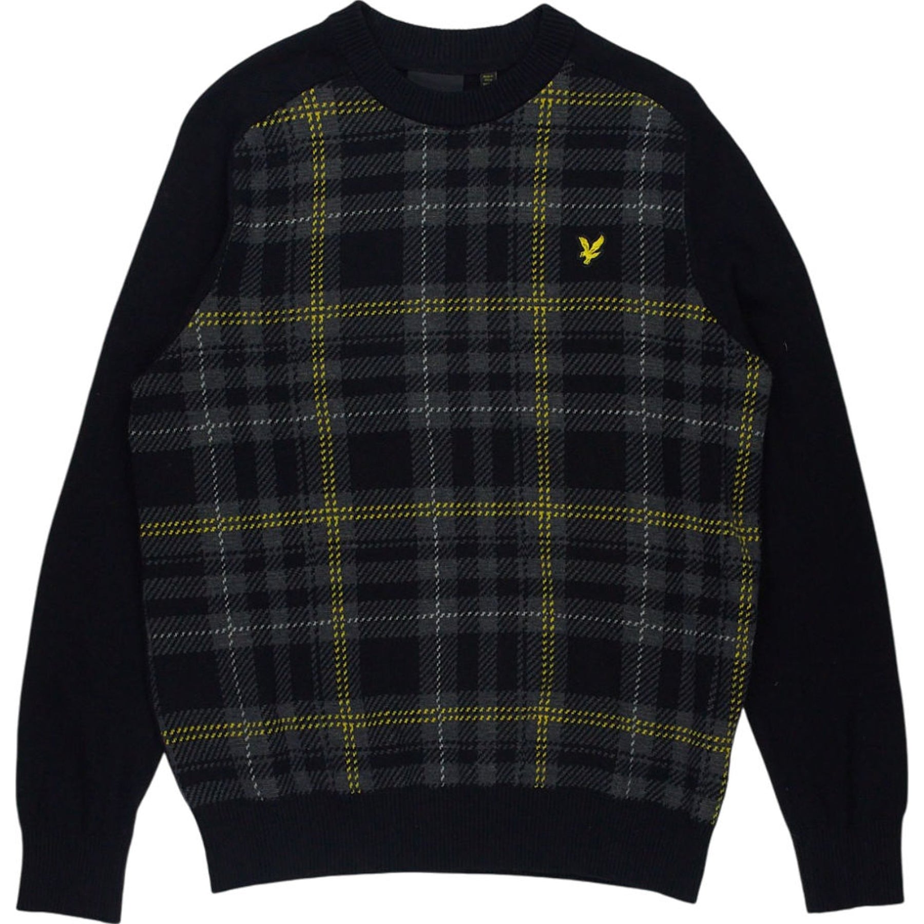 Lyle & Scott Black Check Jumper