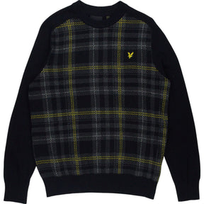 Lyle & Scott Black Check Jumper