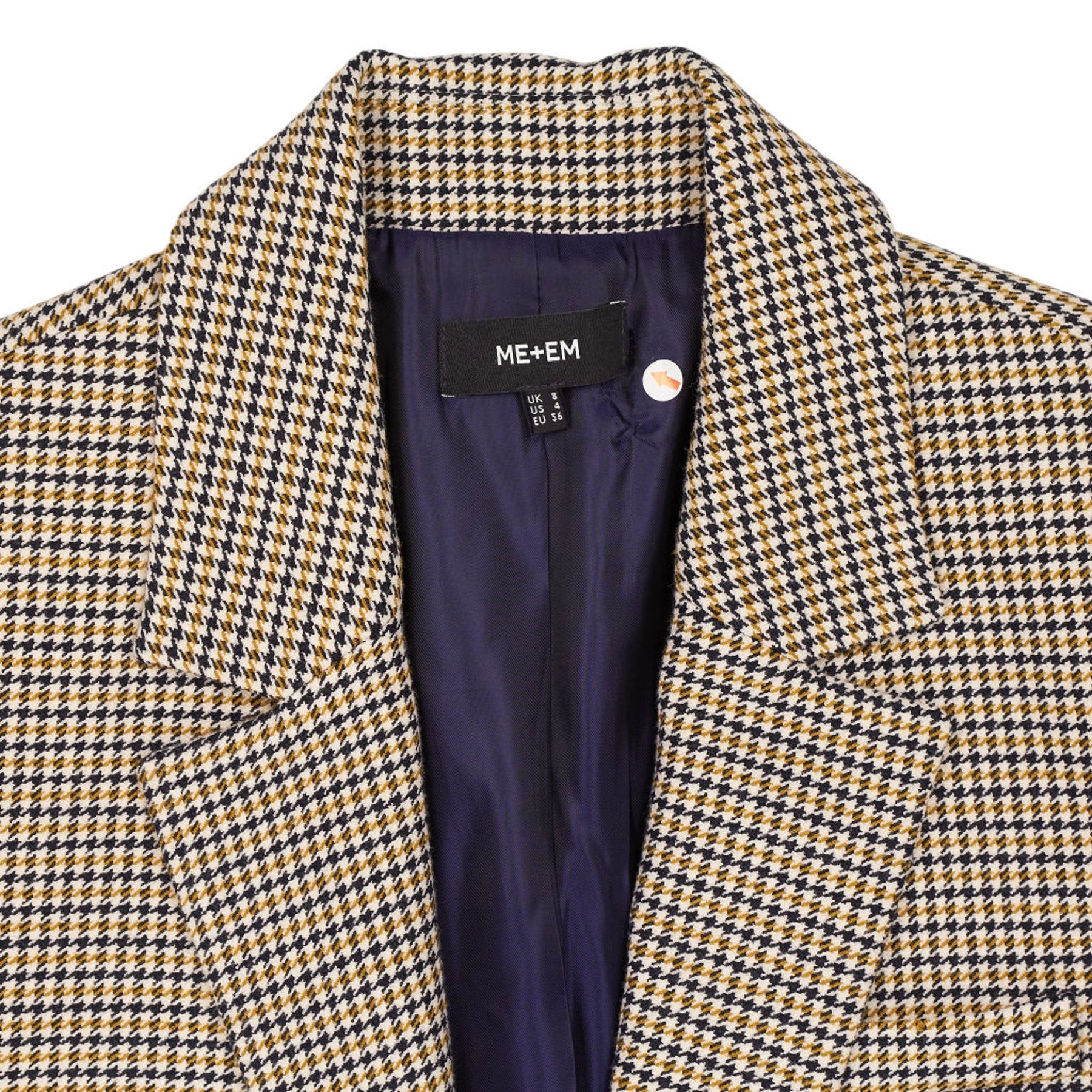 ME+EM Houndstooth Blazer
