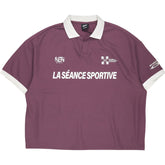 Pull & Bear Purple Rugby Shirt