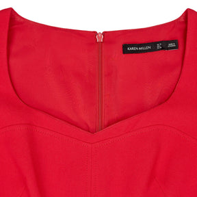 Karen Millen Red Belted Dress