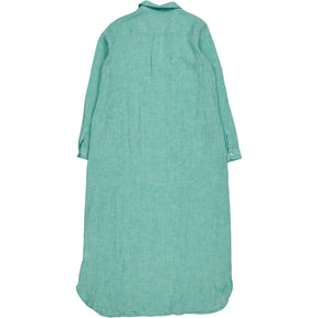NRBY Green Linen Dress