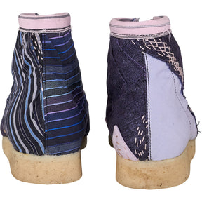 By Walid Pink Anka Lace-Up Shoes