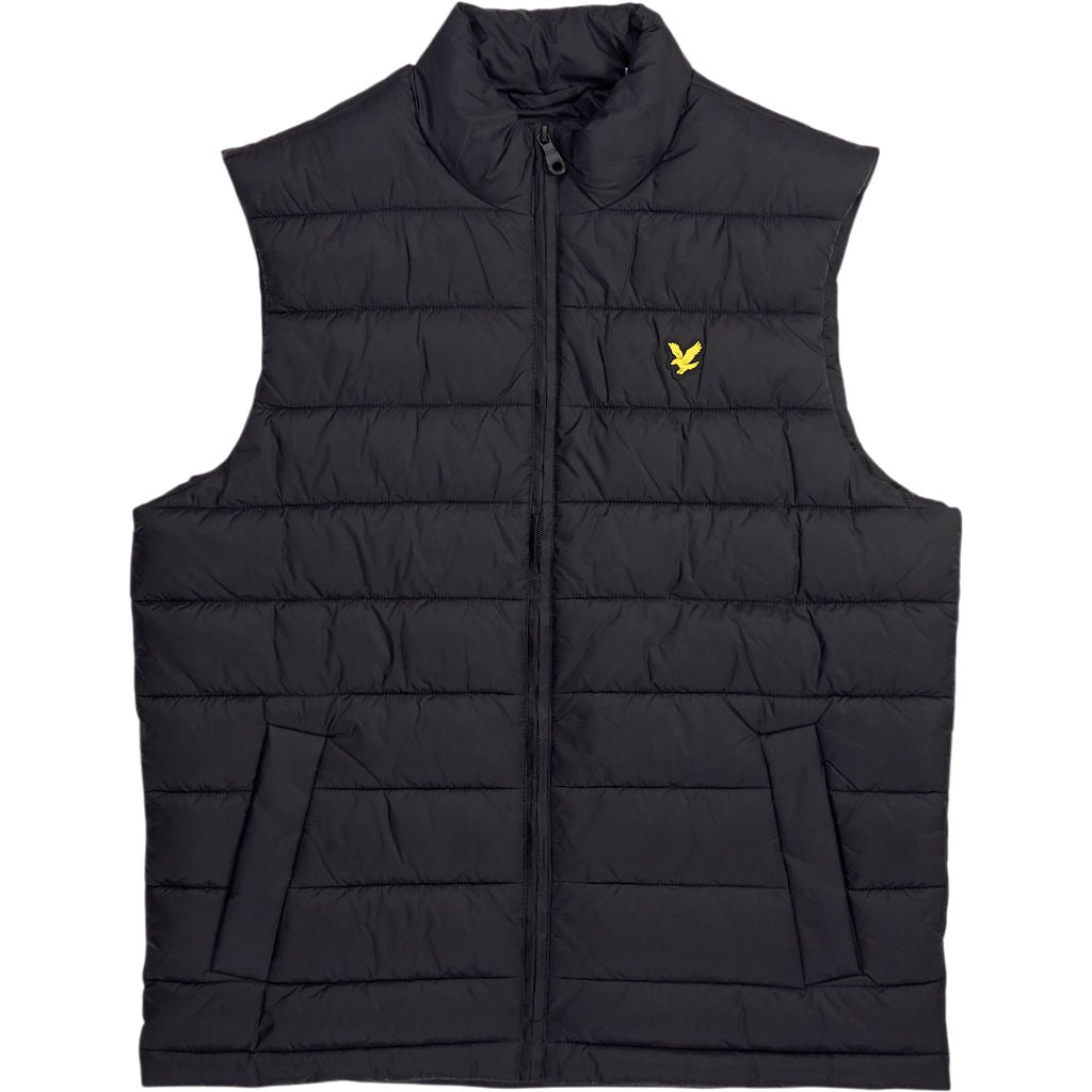 Lyle & Scott Black Quilted Puffer Gilet