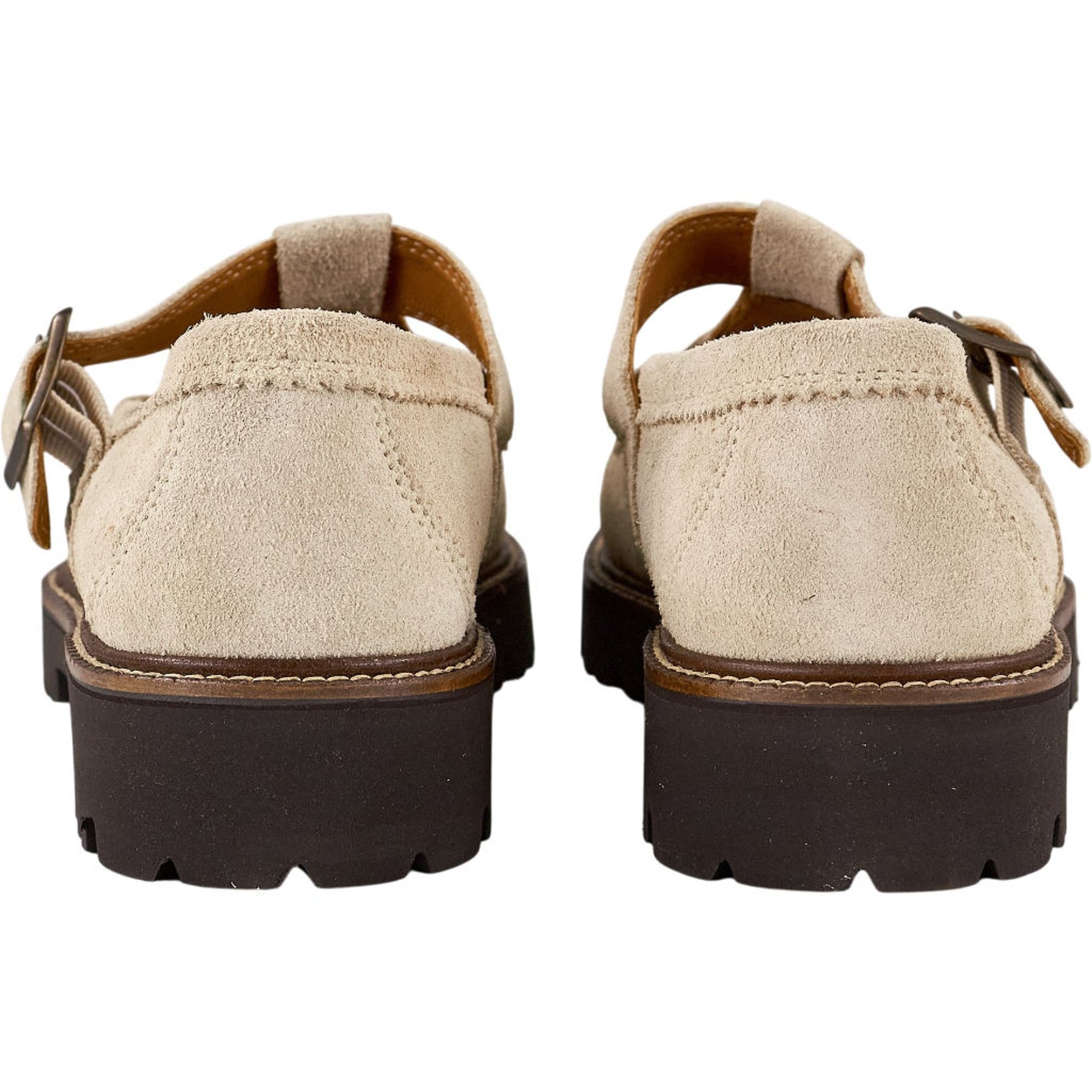 G.H. Bass Beige Fisherman Suede Shoes