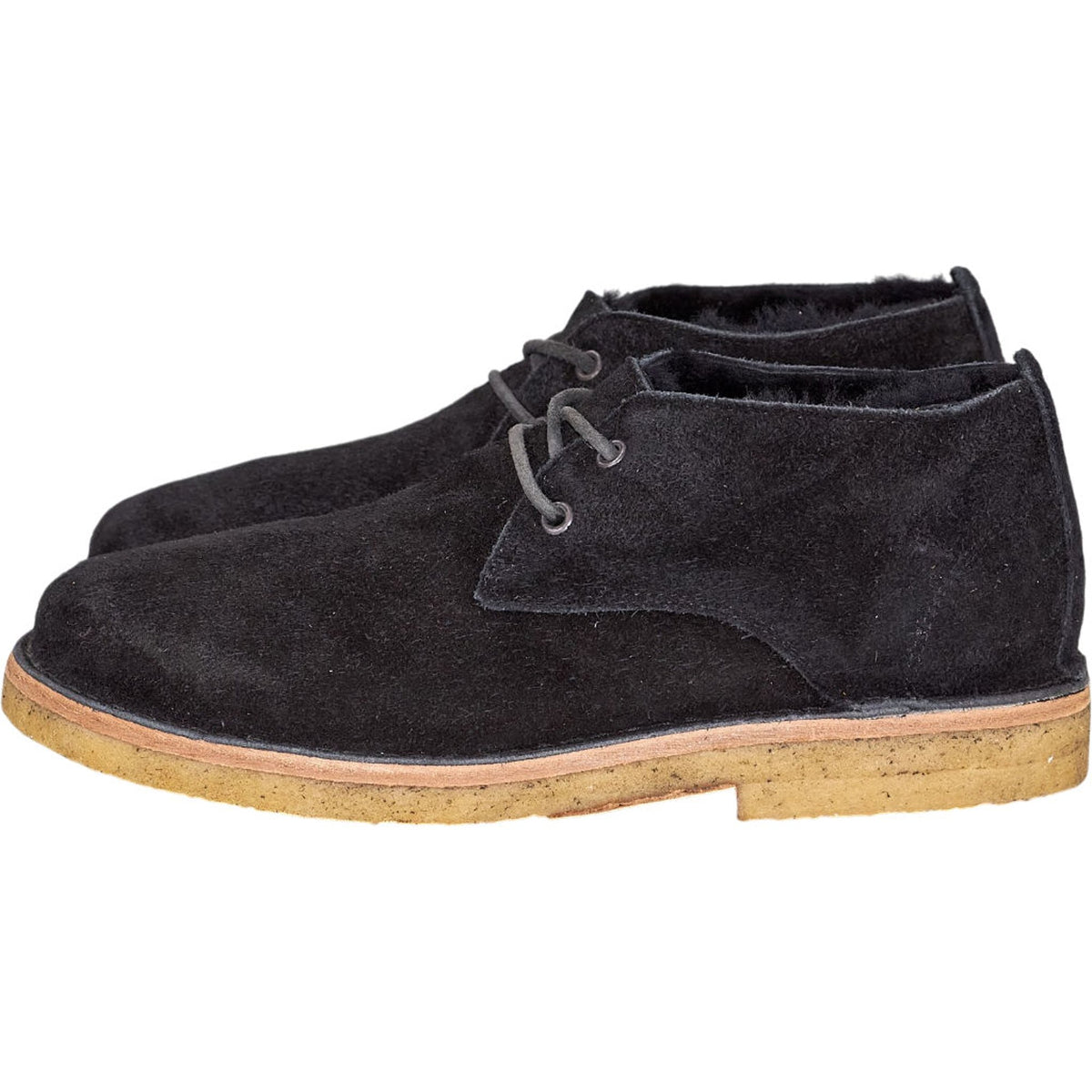 YMC Black Suede Desert Boots