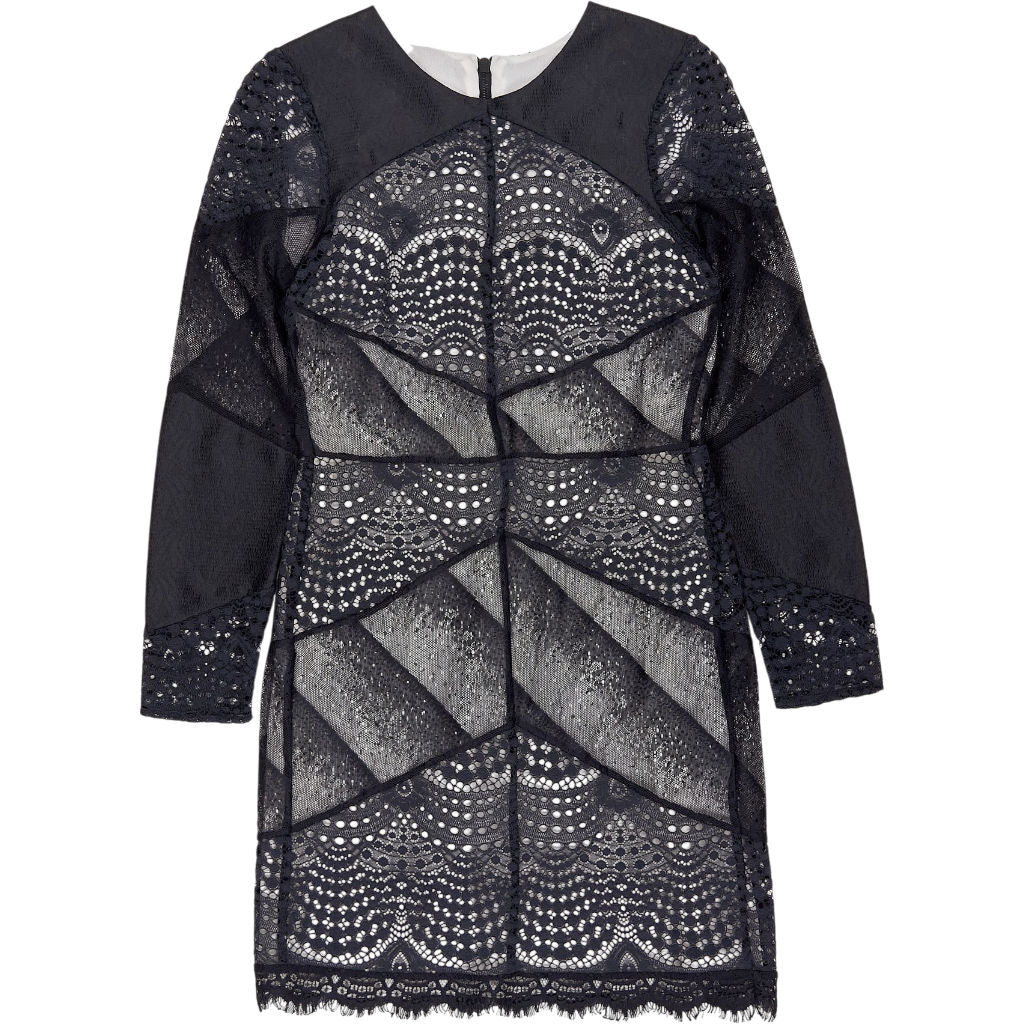 Sandro Black Lace Sheath Dress