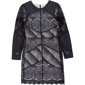 Sandro Black Lace Sheath Dress