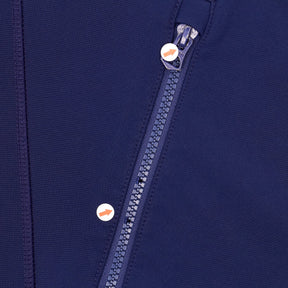 Lands' End Blue Jacket with Zip Closure