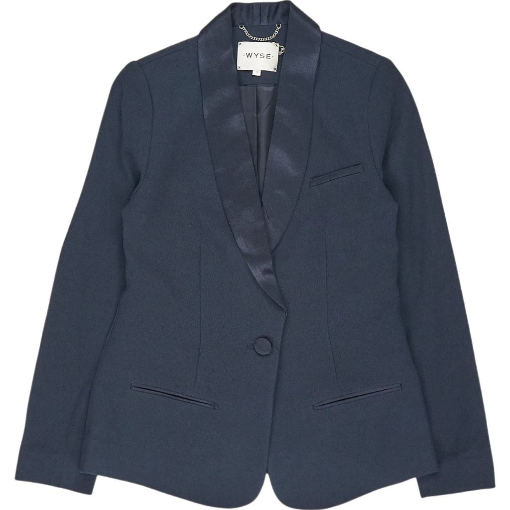 Wyse Midnight Darcie Relaxed Tuxedo Jacket