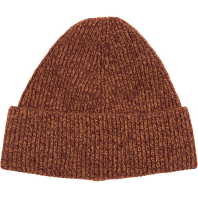 YMC Brown Lambswool Beanie Hat
