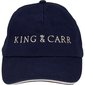 King & Carr Navy Cotton Cap