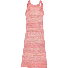 OMNES Pink Crochet Knit Dress