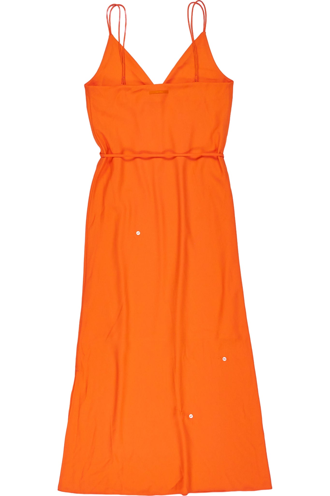 Calvin Klein Orange Camise Slip Dress