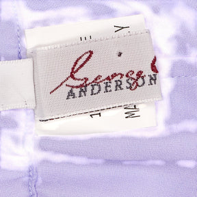 Anderson & Sheppard Lilac Cotton PJ Trousers