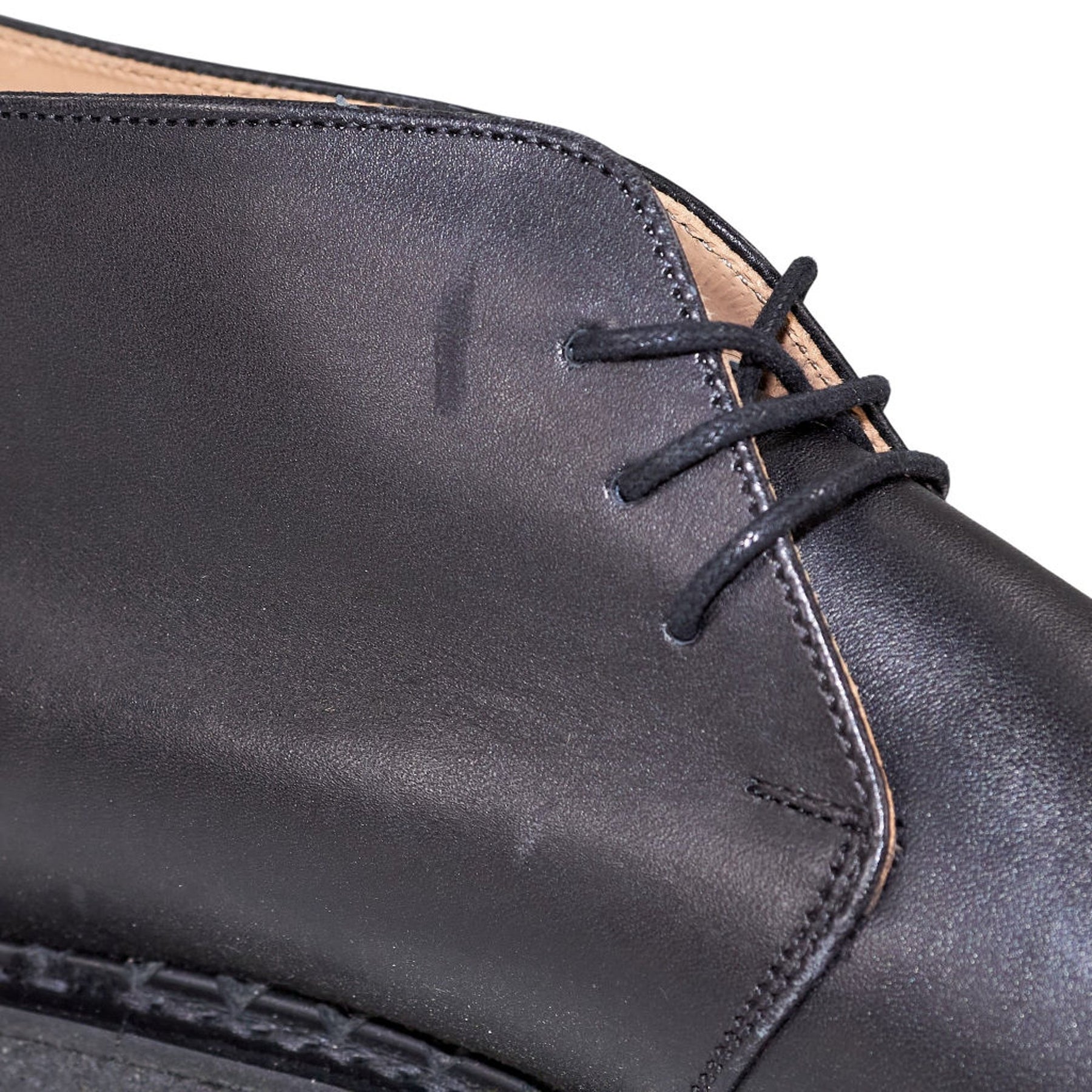 YMC Black Leather Platform Boots