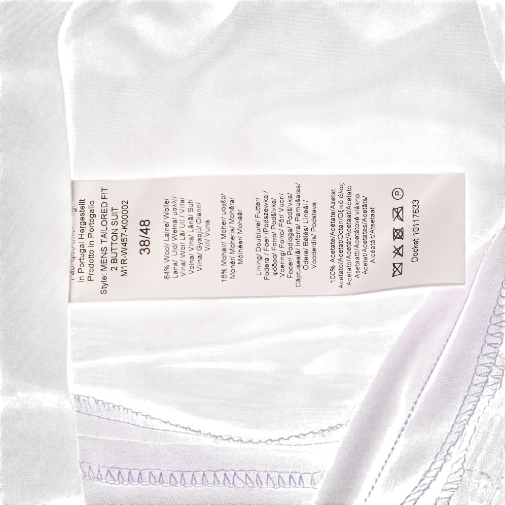 Richard Anderson Grey Wool Mohair Suit