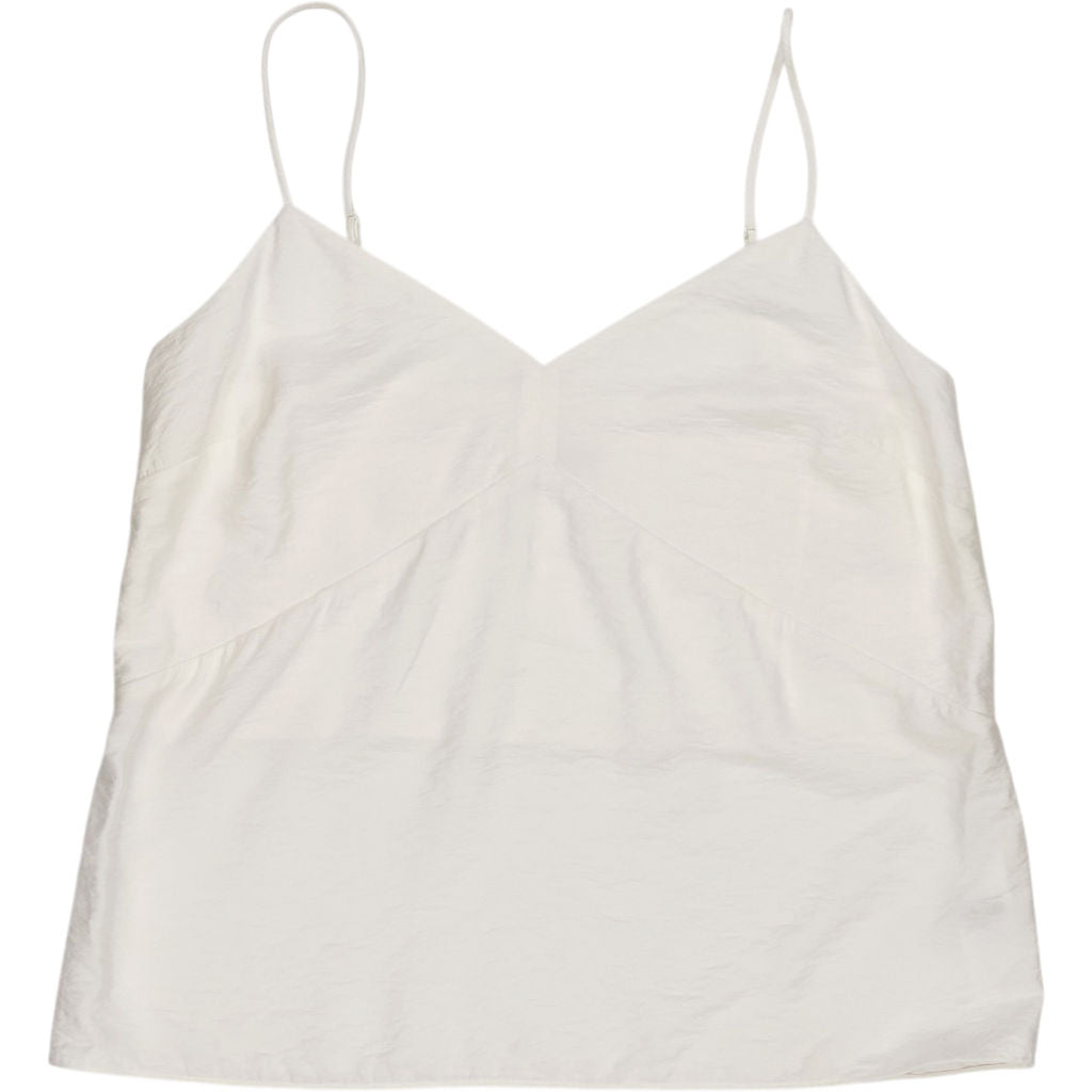 Hush White Viscose Camisole Top