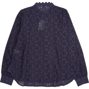 Bonté Midnight Navy Broderie Star Genette Shirt