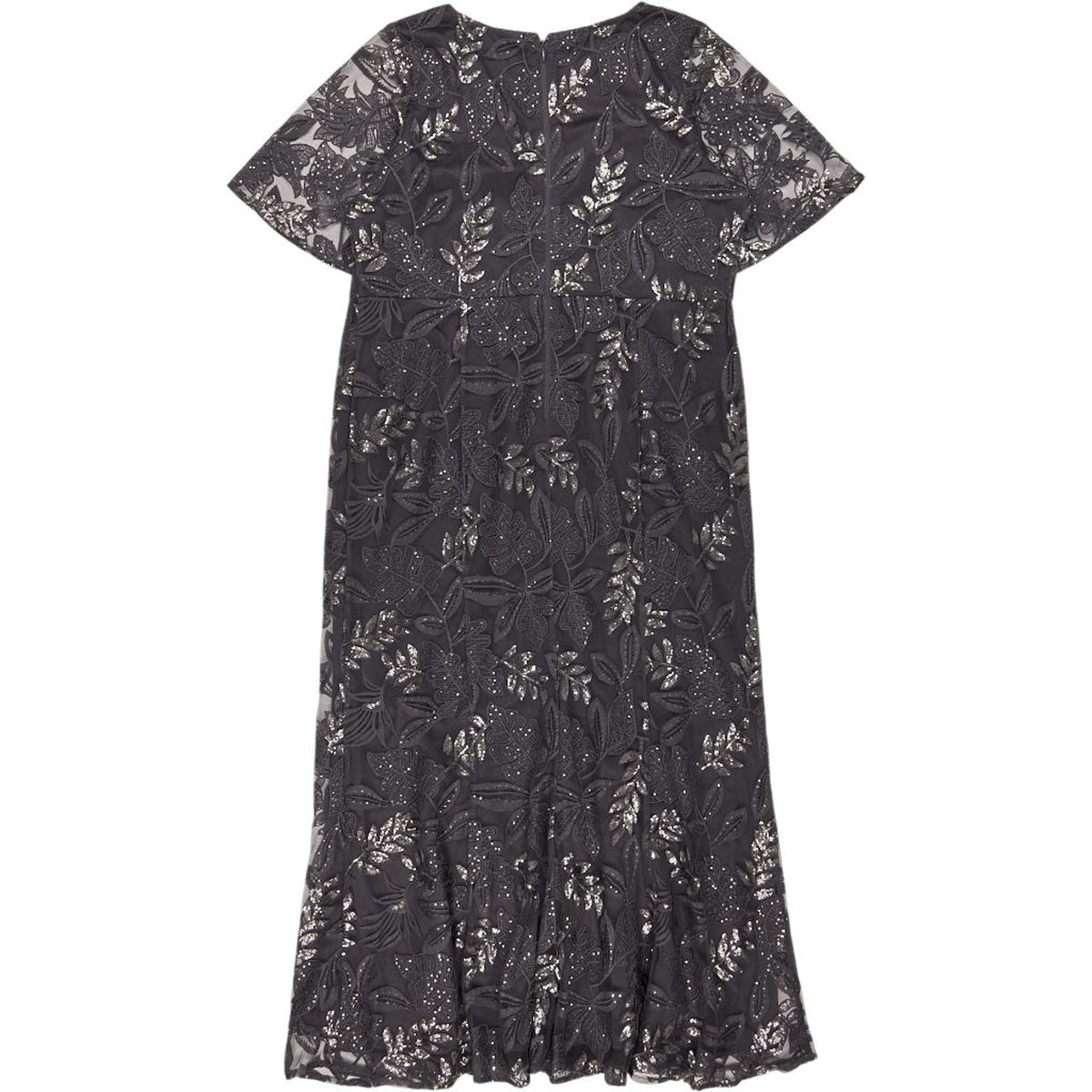 Studio 8 Silver Sequin Genevieve Maxi Dress