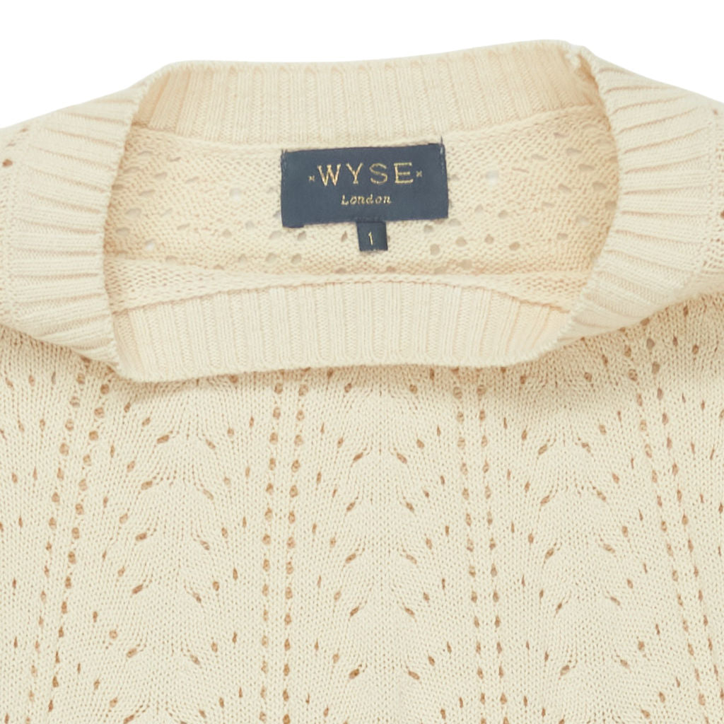 Wyse London Cream Knit Jumper