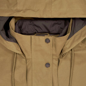 Lands' End Brown Hooded Rain Coat