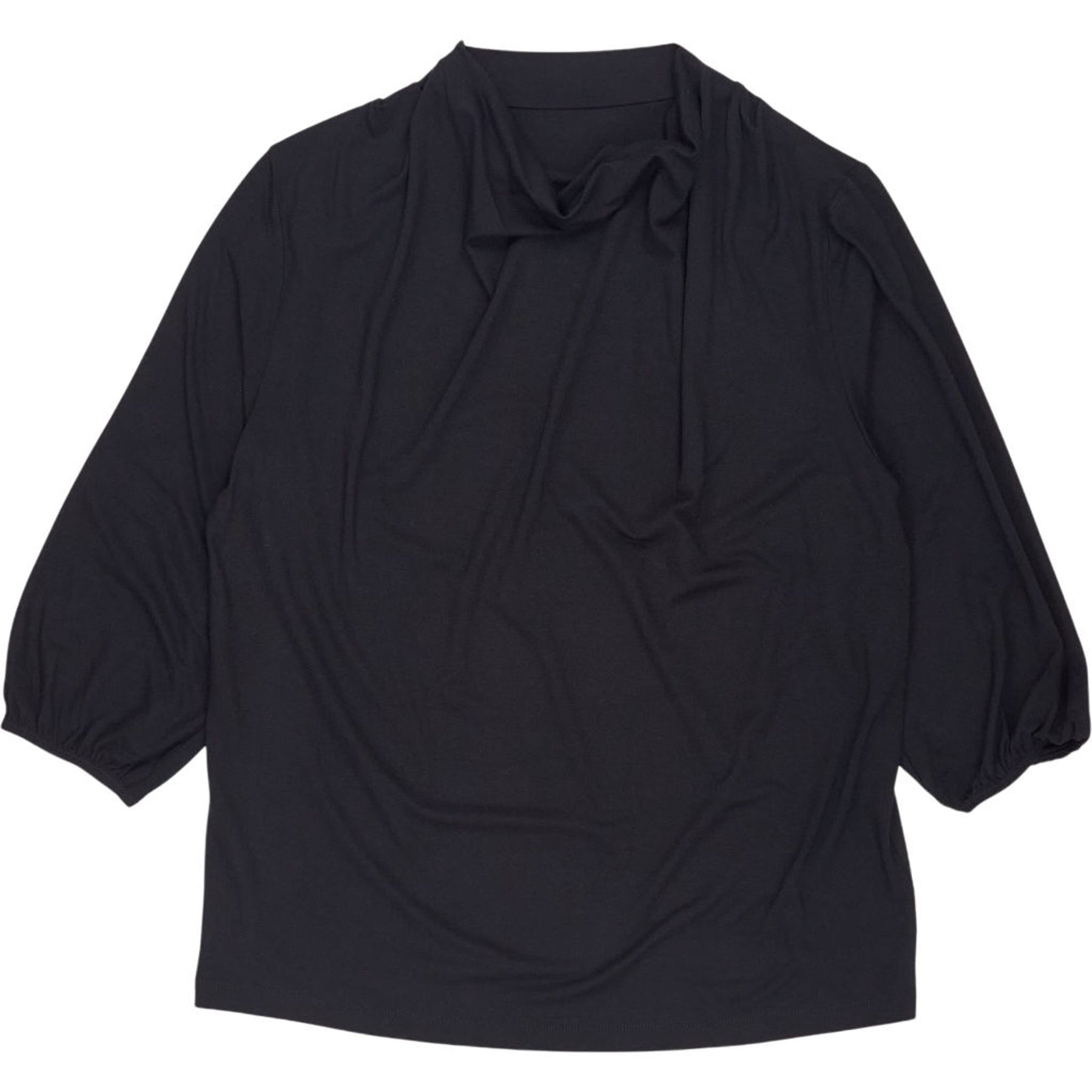 NRBY Black Cowl Neck Top