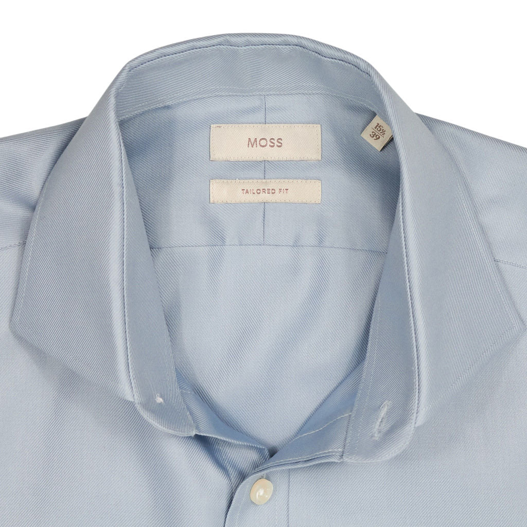 Moss Blue Tailored Fit Shirt