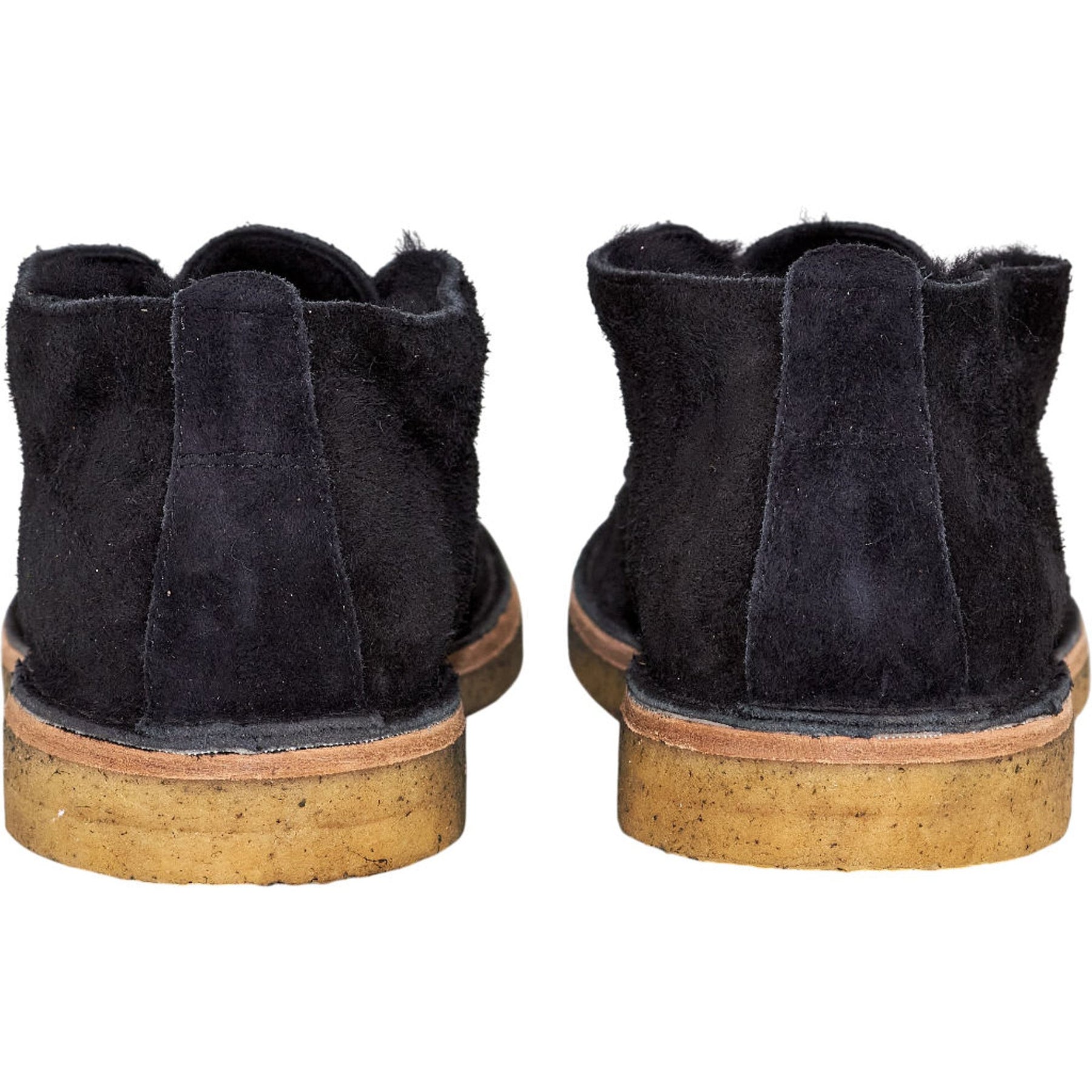 YMC Black Suede Desert Boots