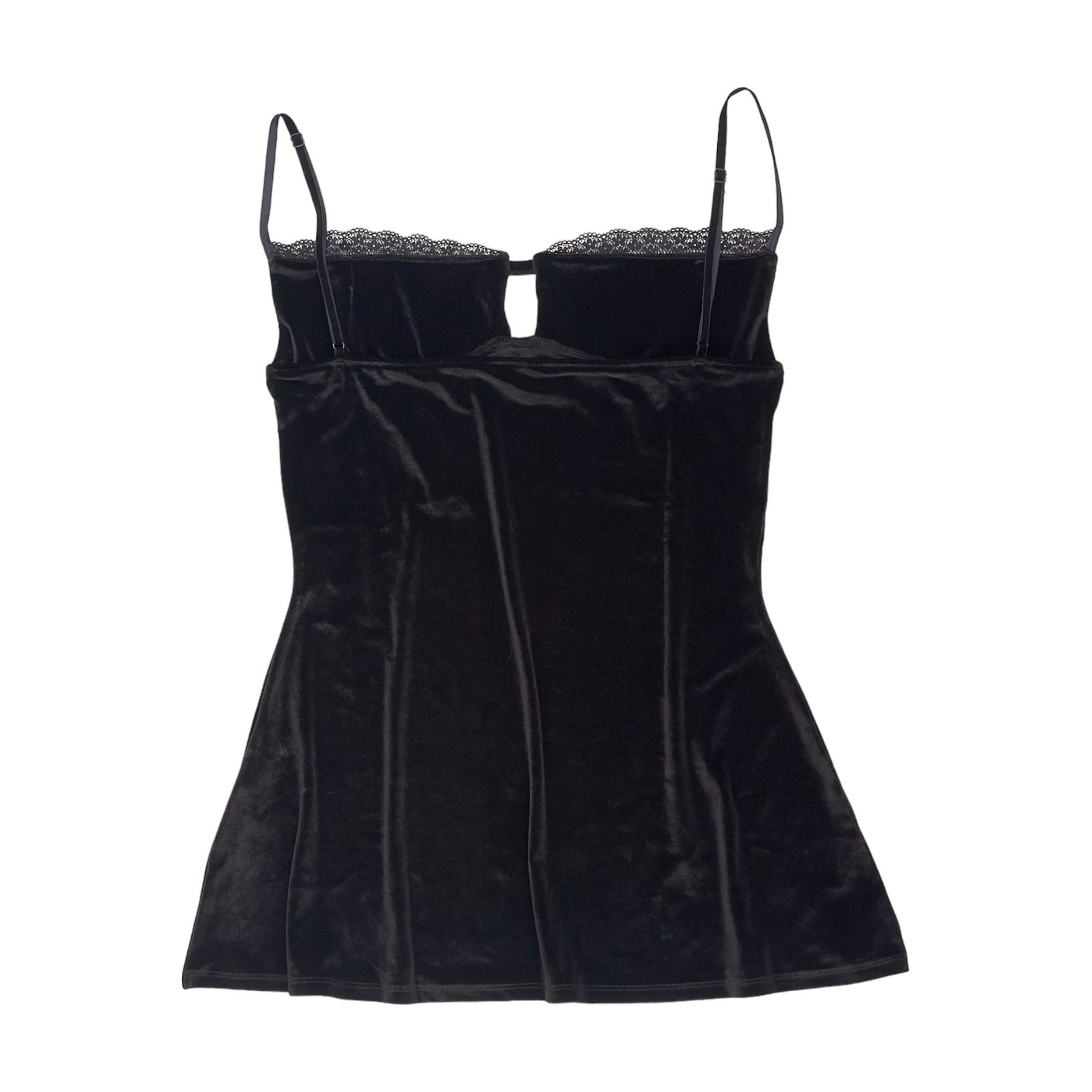 Motel Black Velvet Duri Dress