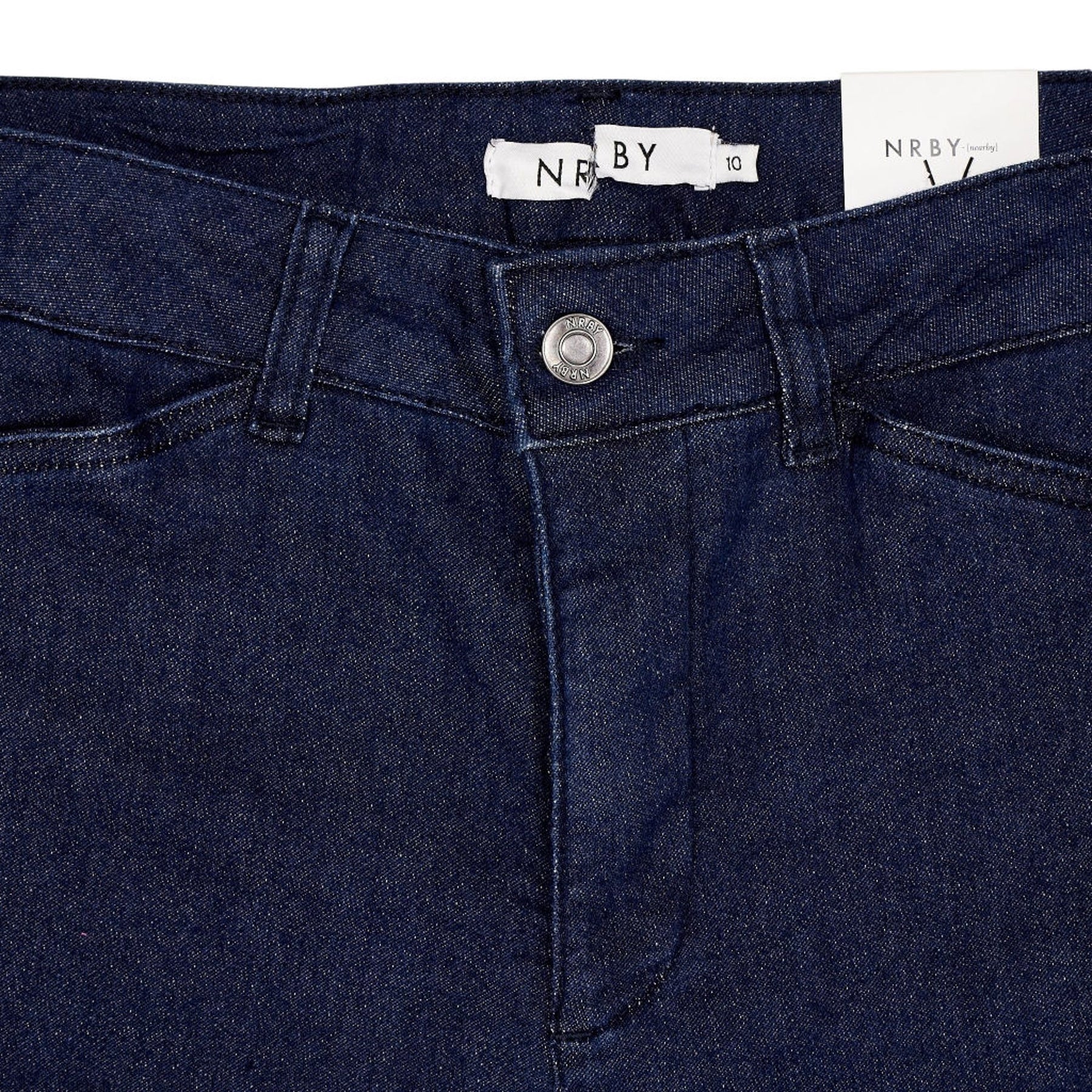 NRBY Blue Marli Jeans Wide Crop
