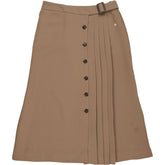Baukjen Beige Pleated Skirt