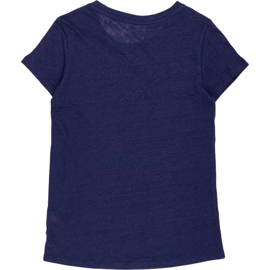 NRBY Blue Linen T-Shirt