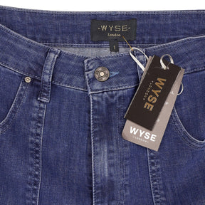 Wyse Blue Flossie Carpenter Flare Jeans