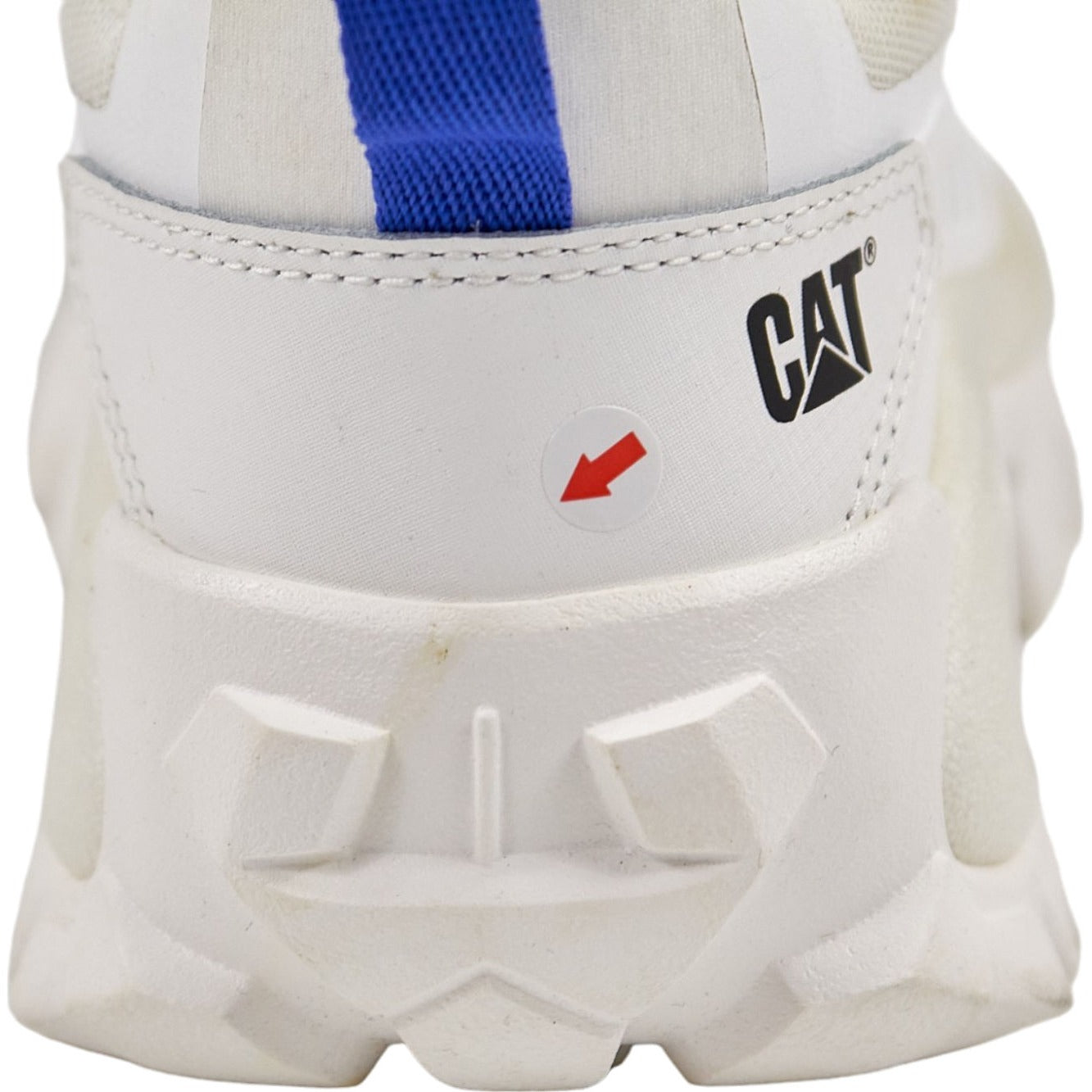 CAT White Mesh Sneakers