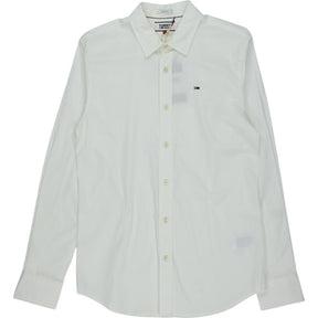 Tommy Jeans White Slim Fit Shirt