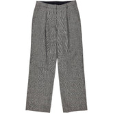 Baukjen Black & White Check Wool Trousers