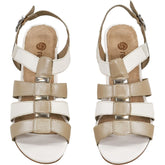 Remonte White Combination Newark Sandal