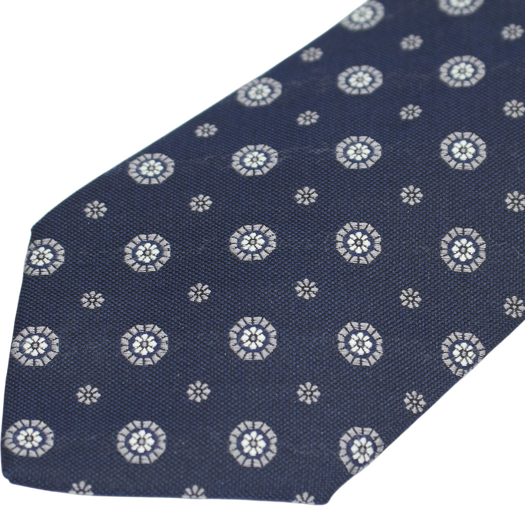 Moss Navy Pattern Tie Bundle x 3