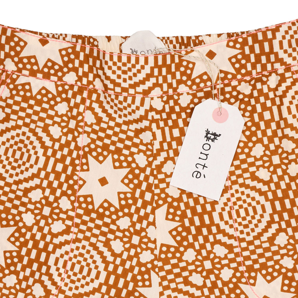 Bonte French Mustard Star Pattern Shorts