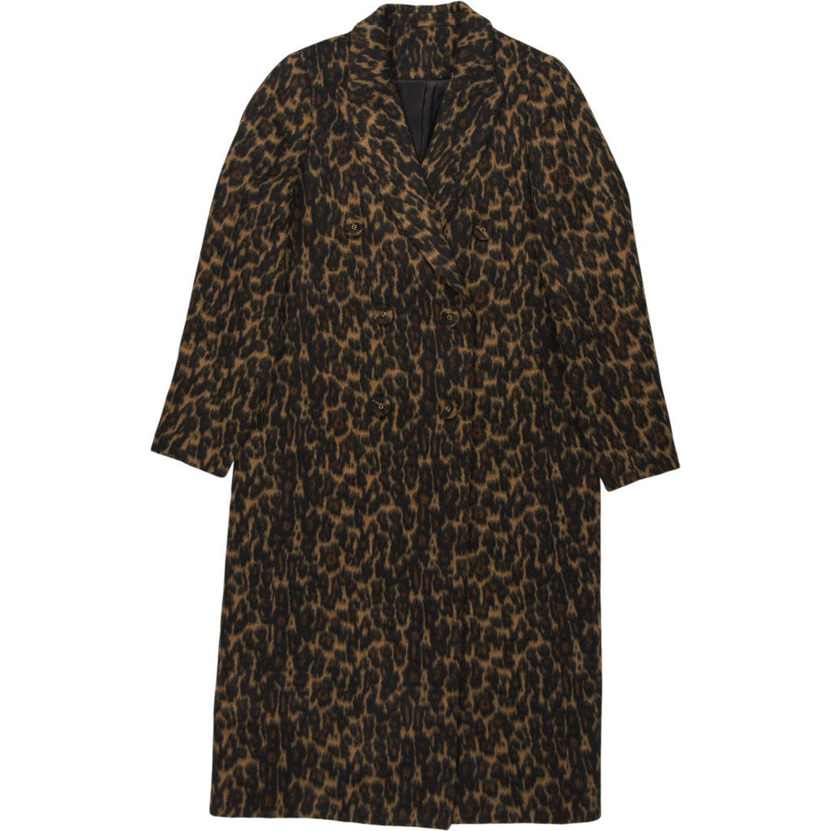 Wyse Leopard Print Long Coat