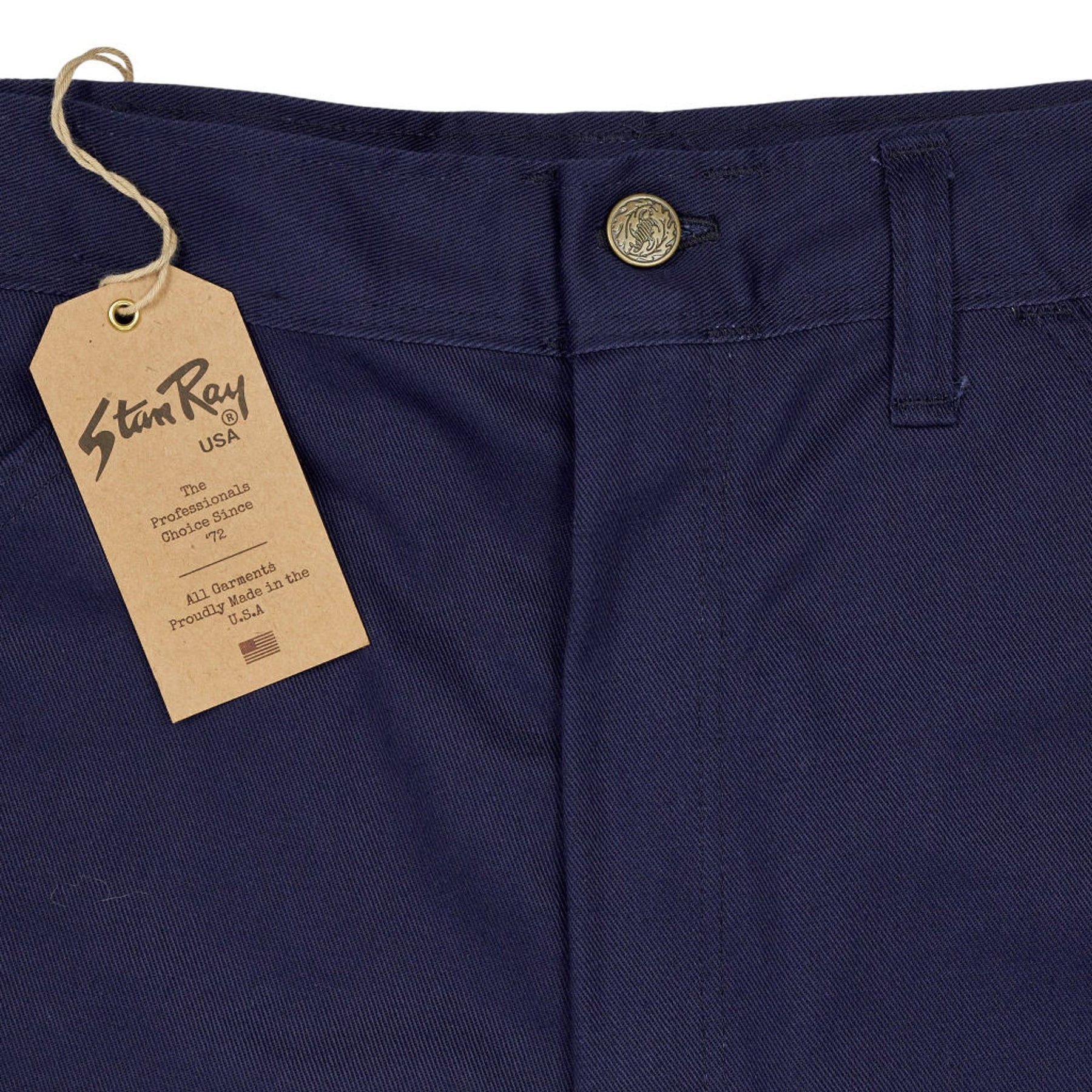 Stan Ray Navy Cotton Work Trousers