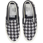 Vans Black Houndstooth Slip-On Trainers