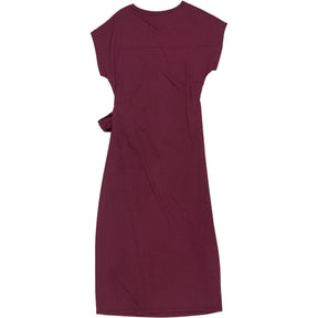 Hush Maroon Trinity Jersey Midi Dress