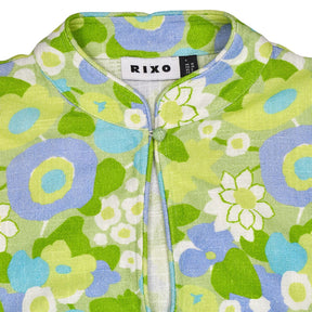 Rixo Green Blue Lolita Dress