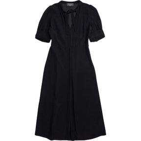 Wyse London Black Phoebe Satin Dress
