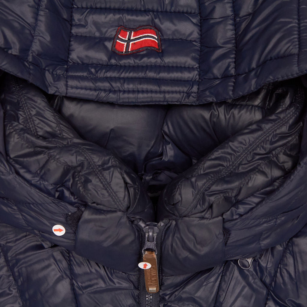 Geographical Norway Navy Puffer Jacket