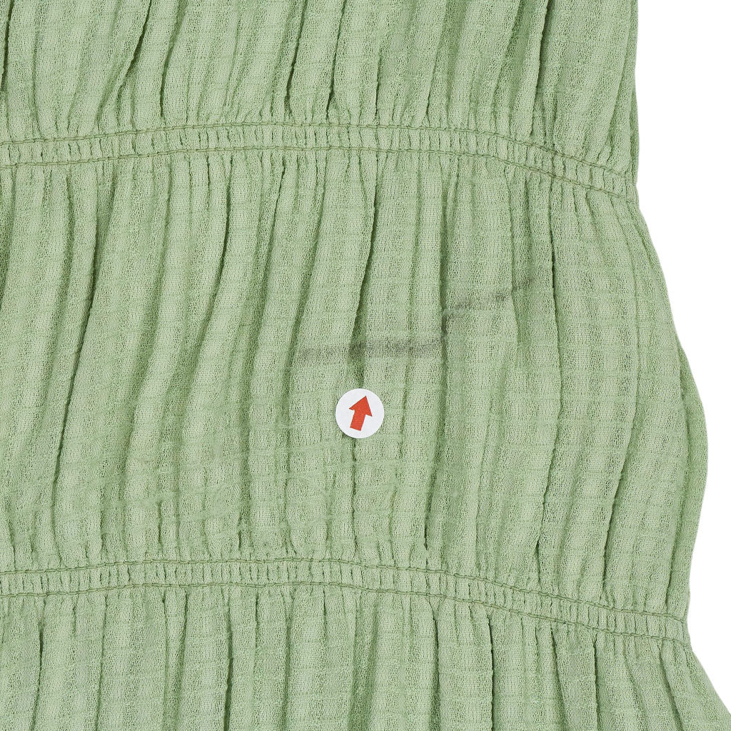 Witchery Green Smocked Midi Dress